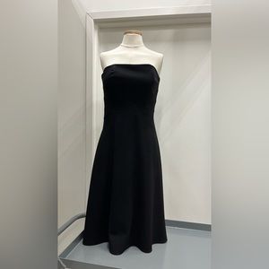 White House Black Market Black Strapless Dress